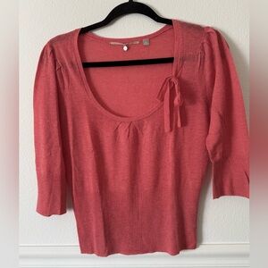 Vintage Anthropologie Featherweight Sweater by Knitted & Knotted sz Small